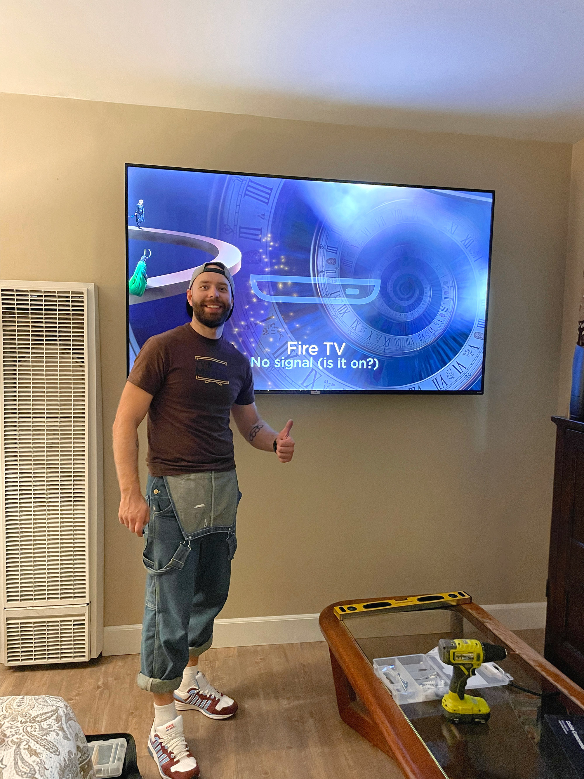 TV mounting