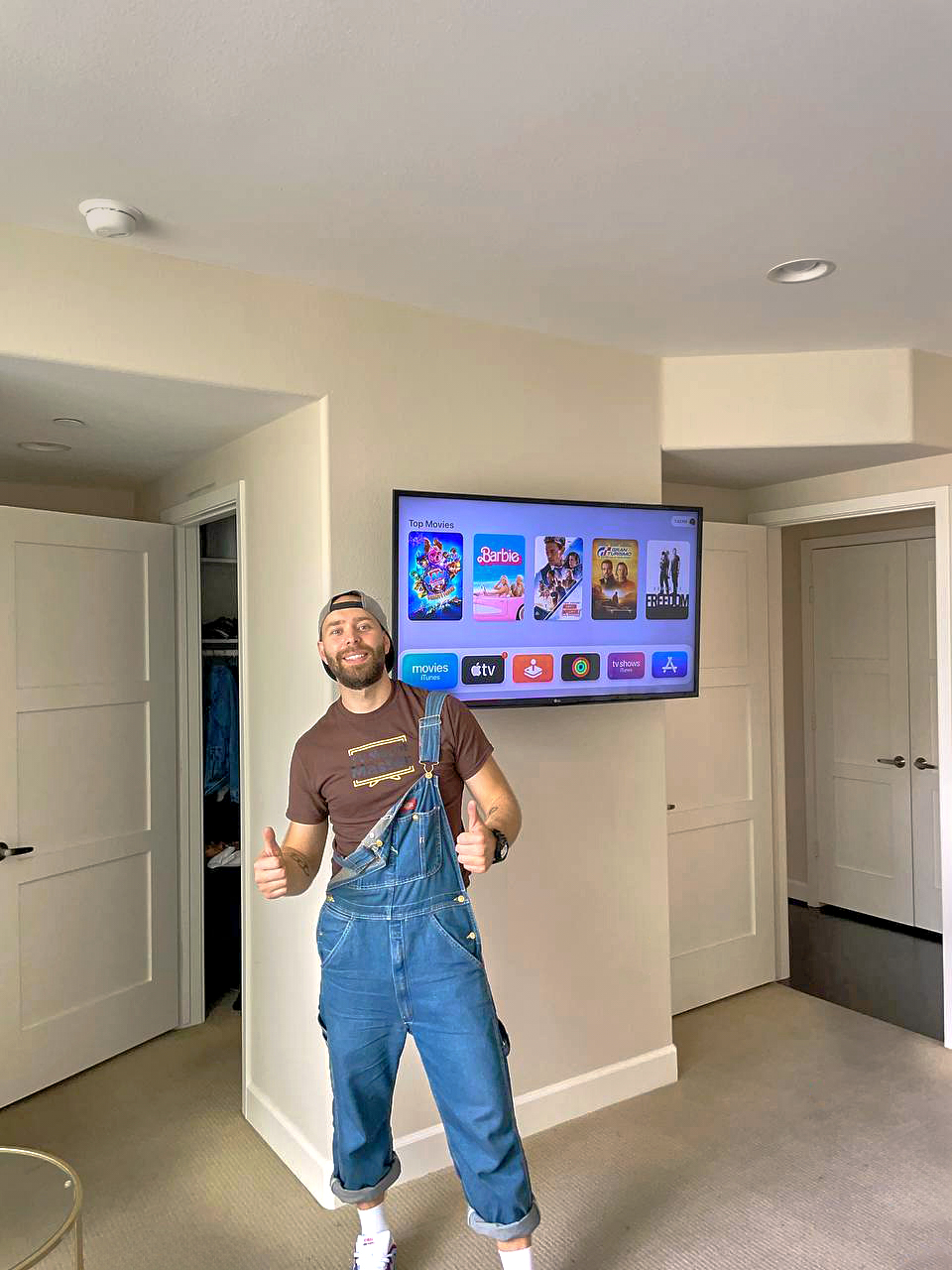 TV mounting