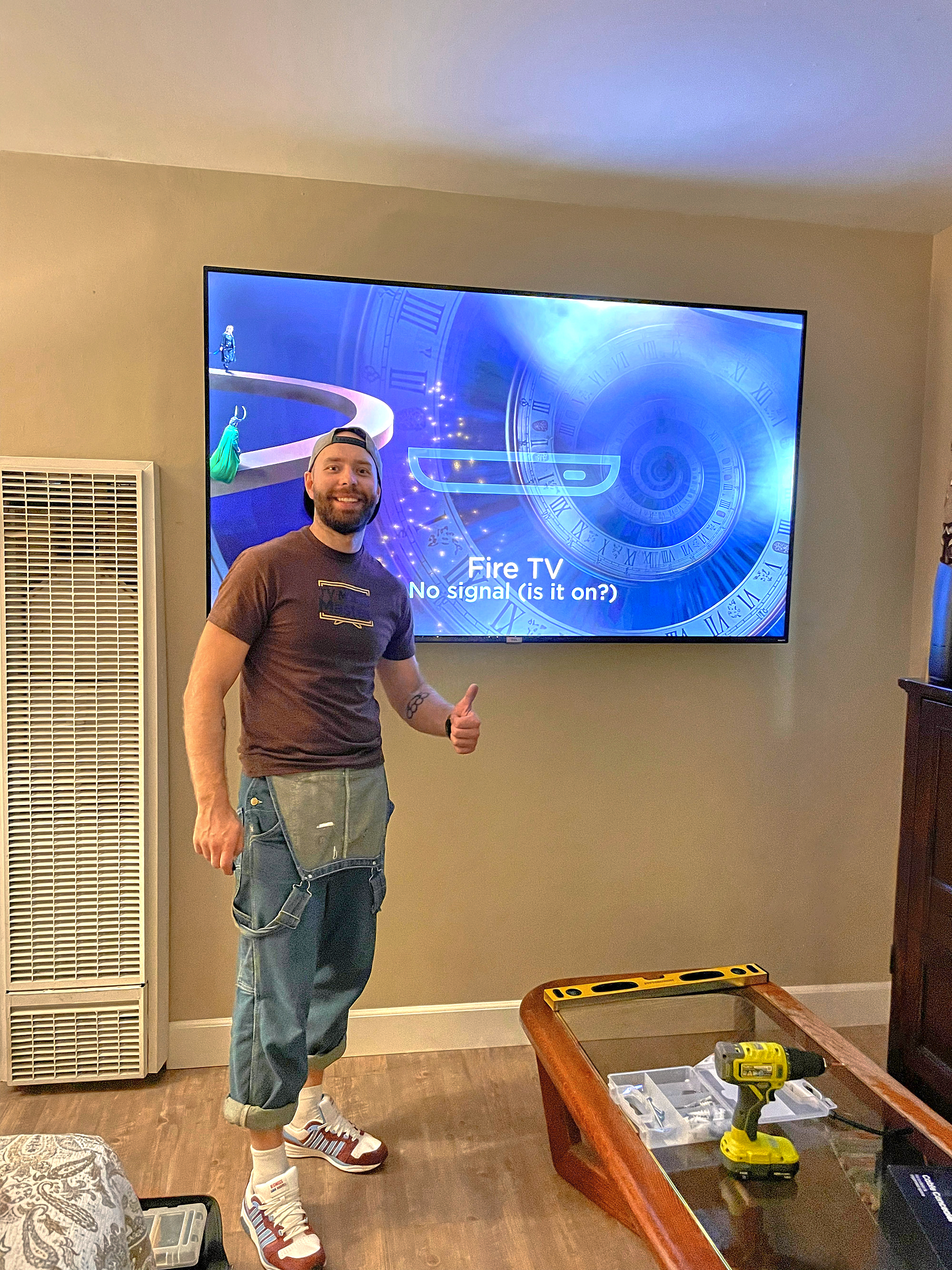 TV mounting